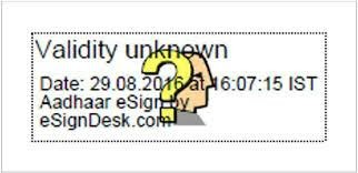 validity unknown